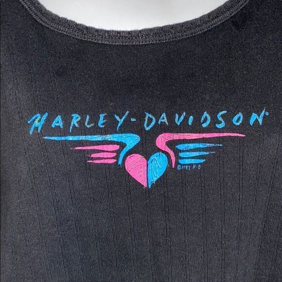 HARLEY DAVIDSON Ft Lauderdale Black LS Shirt- XL - Picture 2 of 6